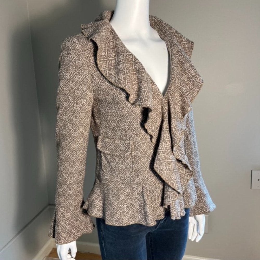 Trucco Ruffled Jacket, Size 6-8
